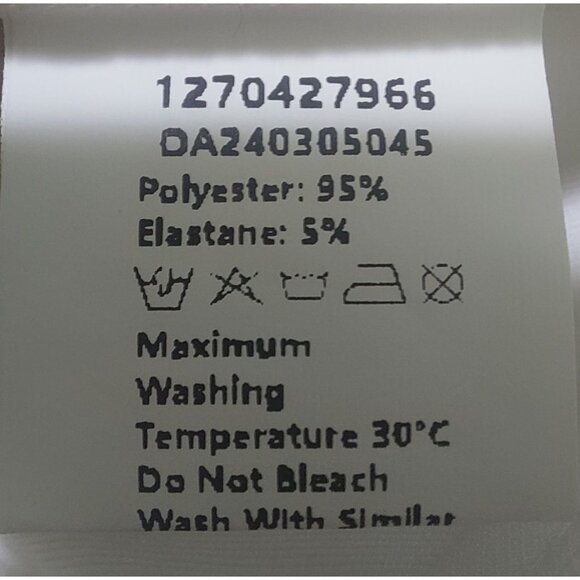 NWT Commense White High-Waisted Wide-Leg Dress Pants ~Front Pleated~Pockets Med. - Picture 6 of 7